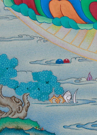 Adi Buddha Samantabhadra with Consort | The Divine Union in Yab Yum