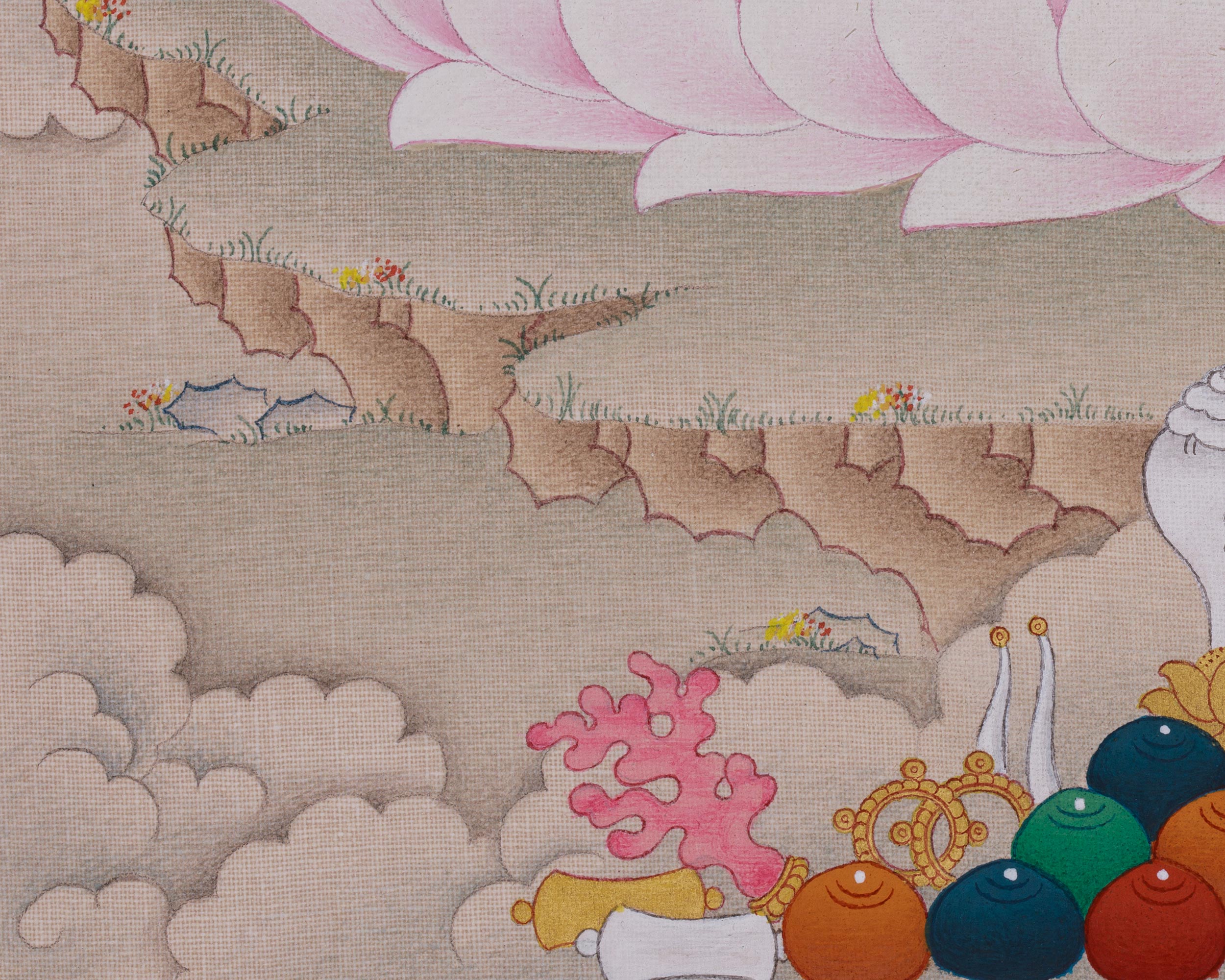 Himalayan Vajrasattva Thangka | The Bodhisattva of Purification