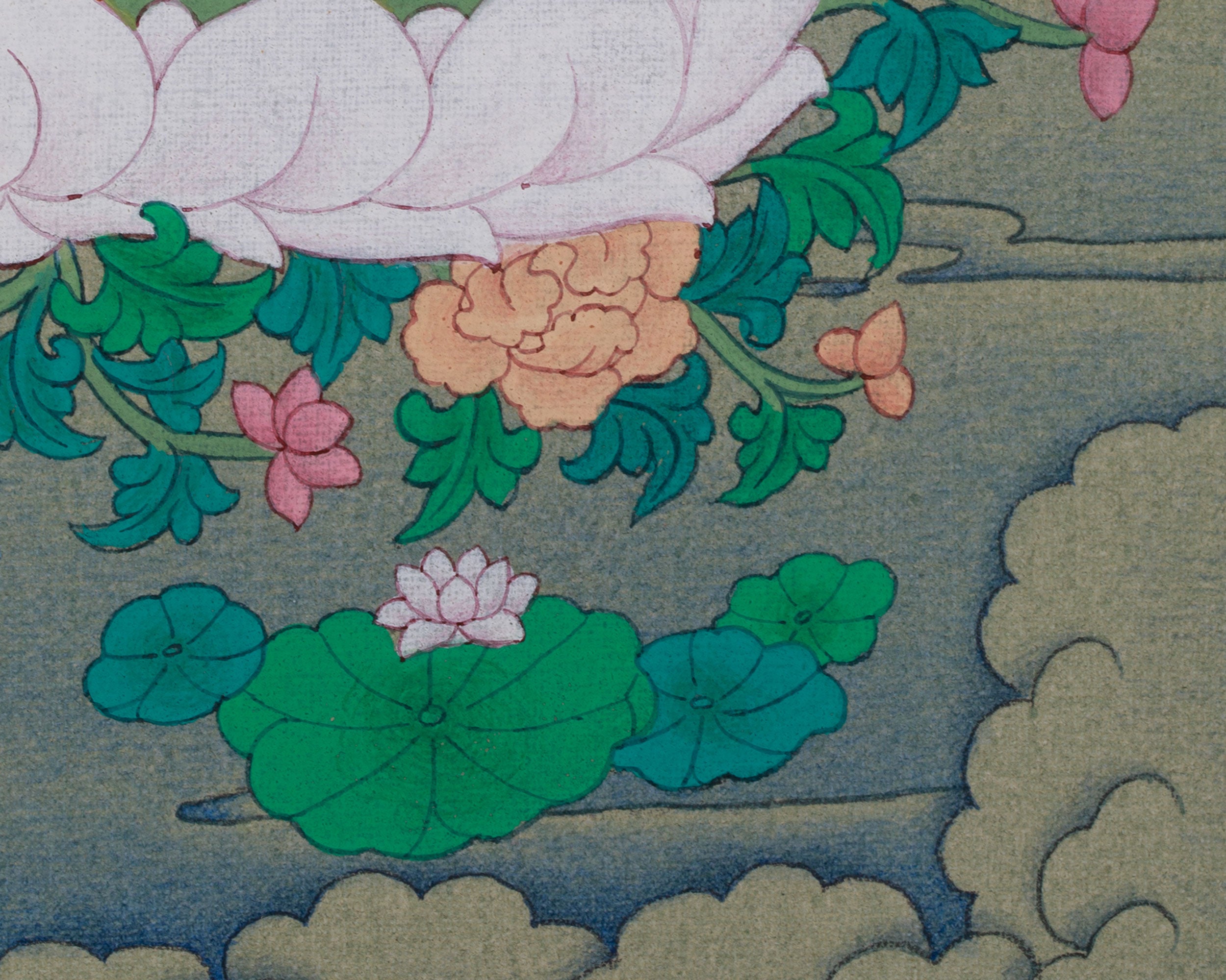 Himalayan Green Tara Thangka | The Bodhisattva of Compassion and Protection