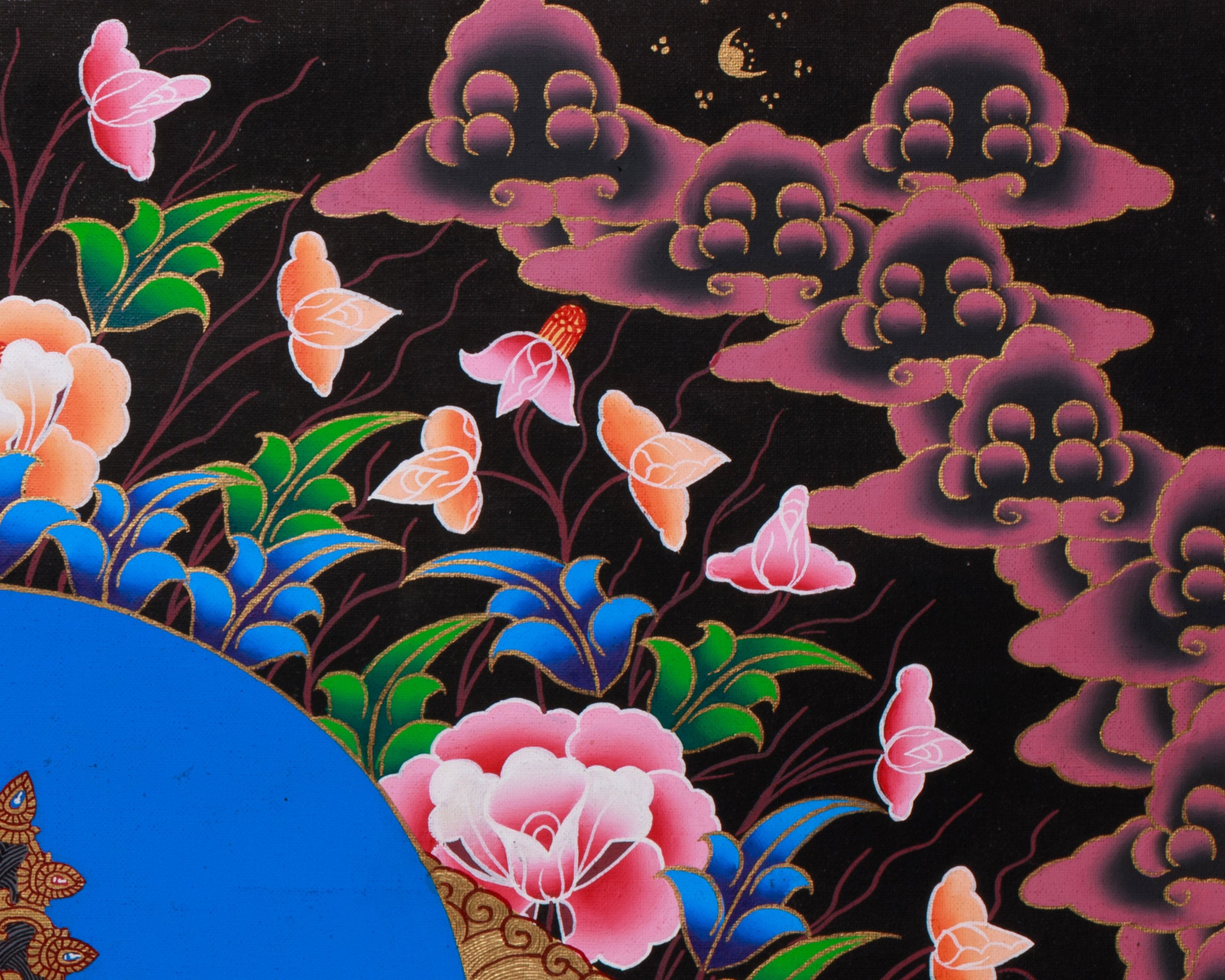 Thangka Of Manjushri | The Bodhisattva of Wisdom in Radiant Detail