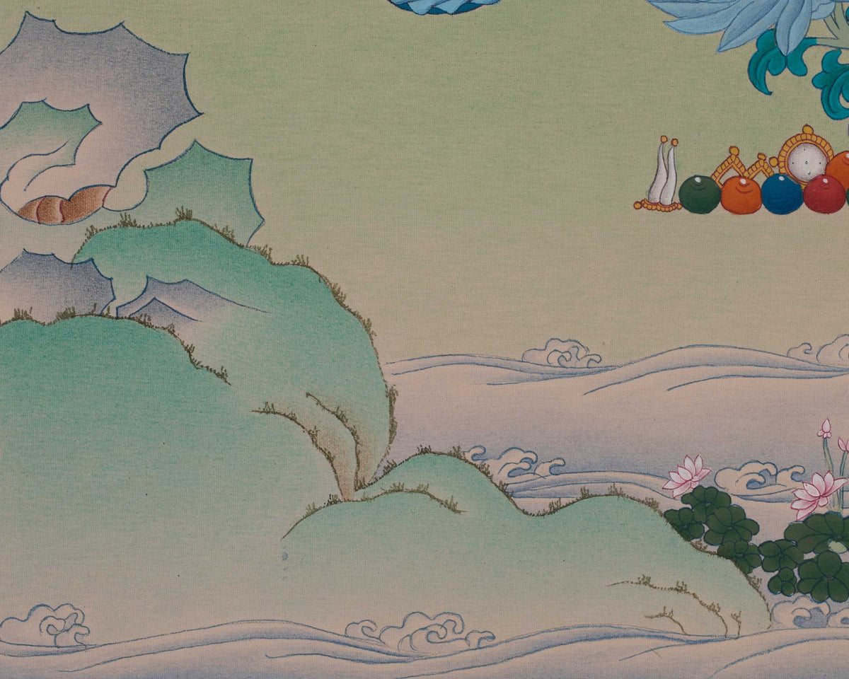 Green Tara Devotional Thangka | Shyama Tara | Compassionate Goddess