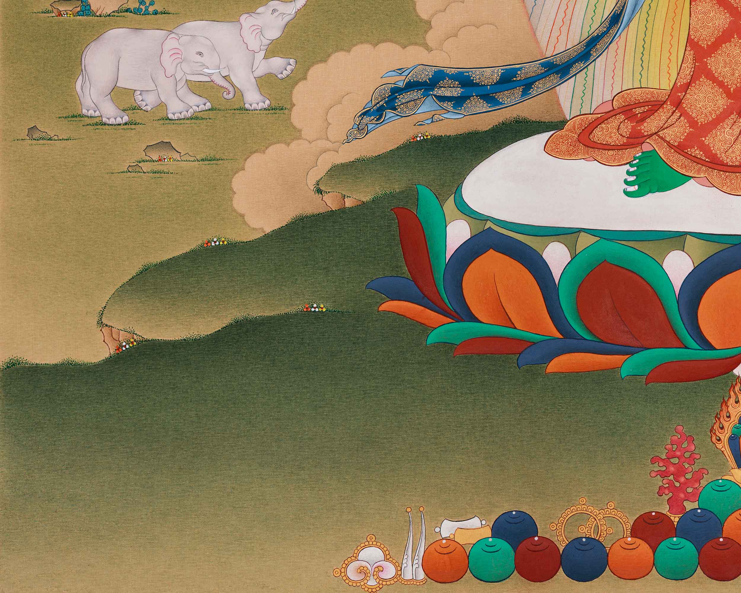 Standing Goddess Green Tara | Known for Her Healing Power and Divine Compassion