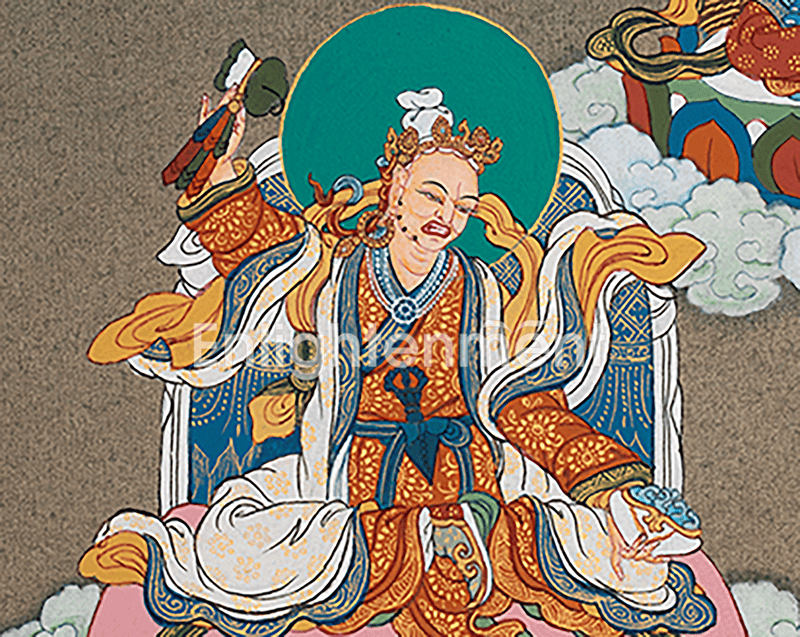 Traditional Hand Painted Guru Sangye Thangka | Art Of Guru Rinpoche, The Lotus Born