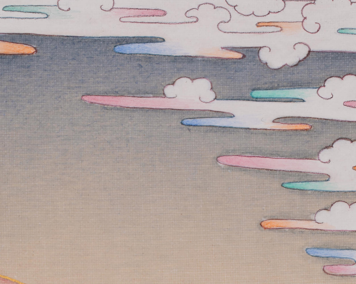 Samantabhadra Buddhist Thangka | Represents Primordial Wisdom and Reality