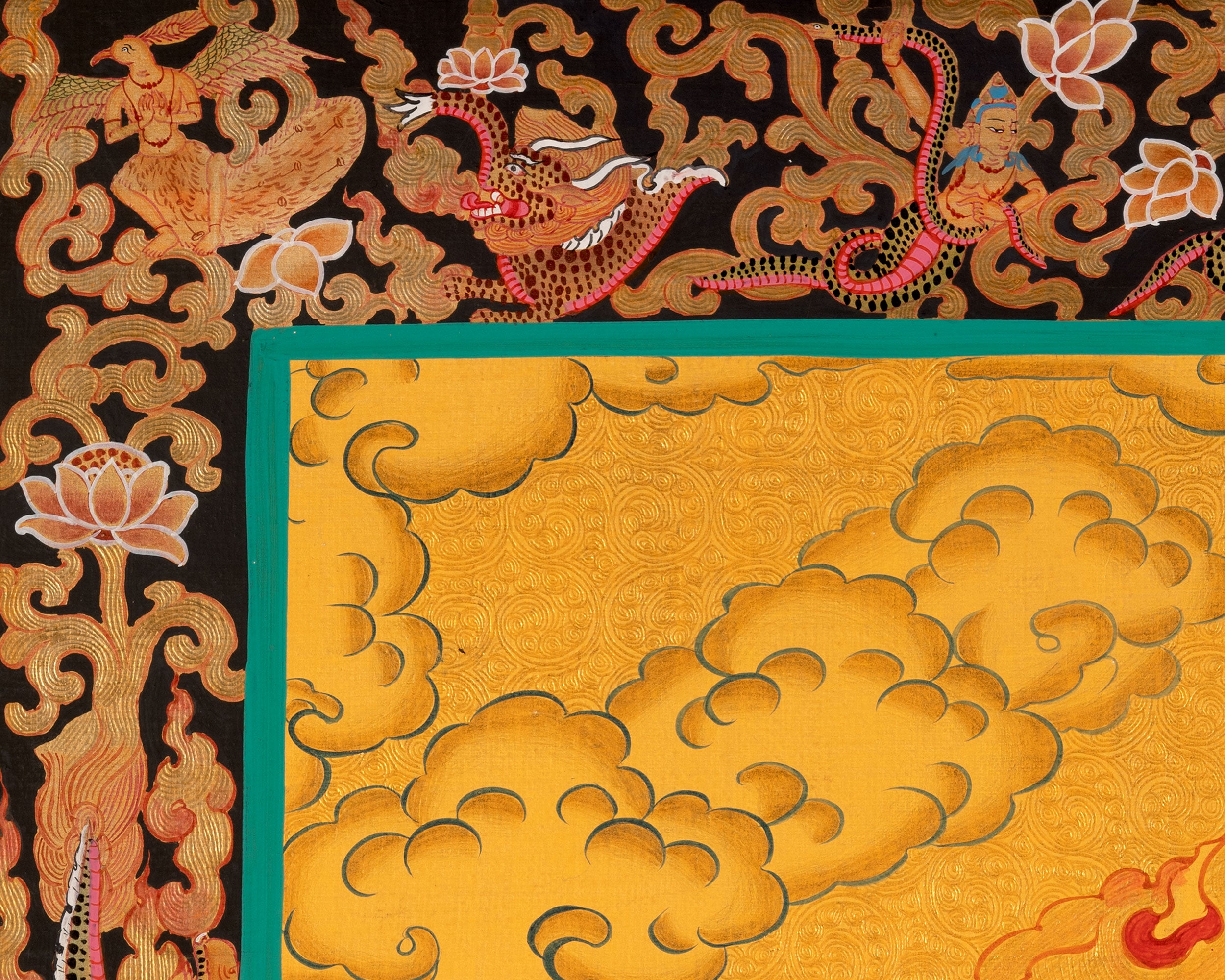 Vajrapani Thangka | Wall Hanging Canvas Art