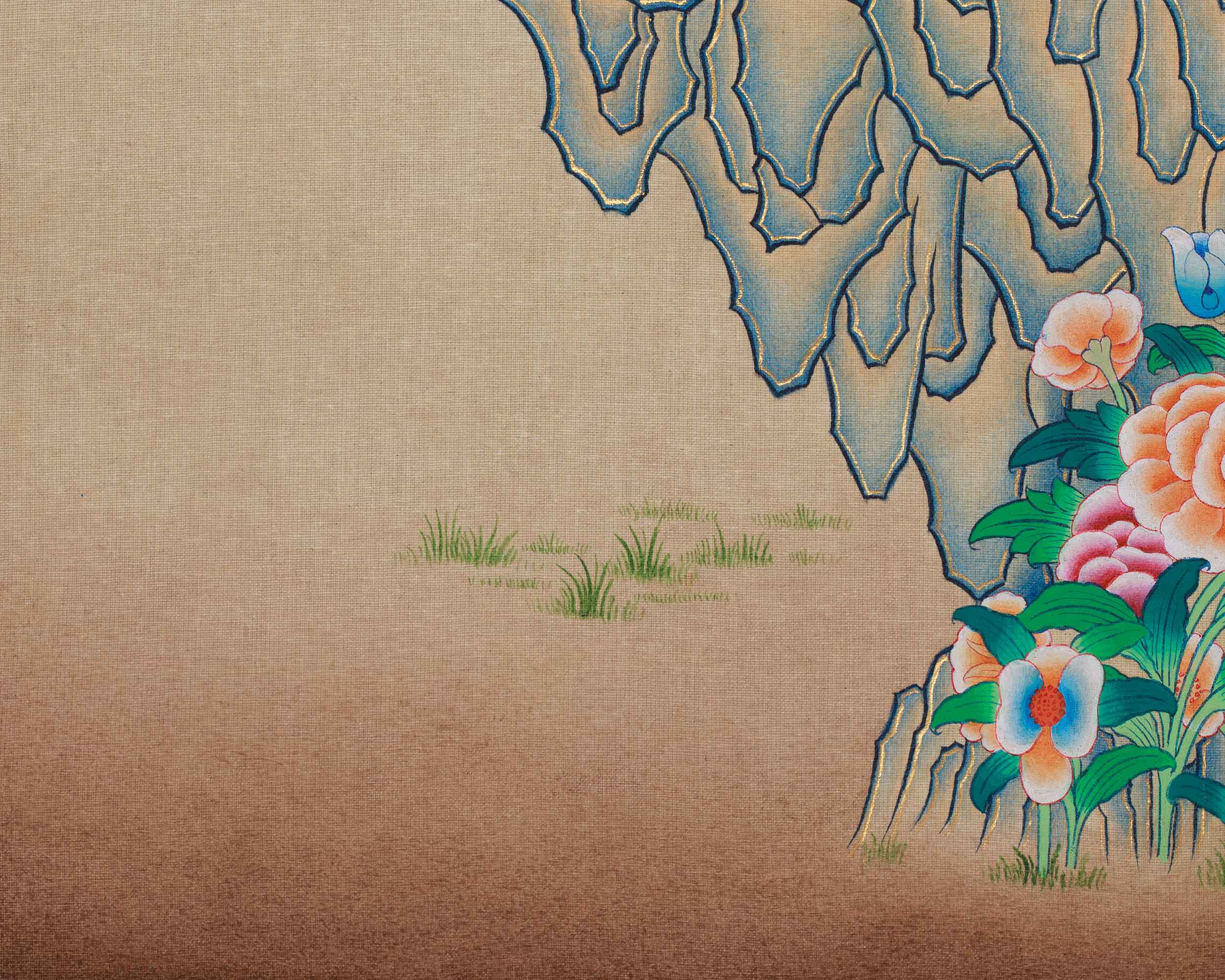 Hand-Painted Mahasiddha Udilipa Thangka | The Legendary Flying Siddha