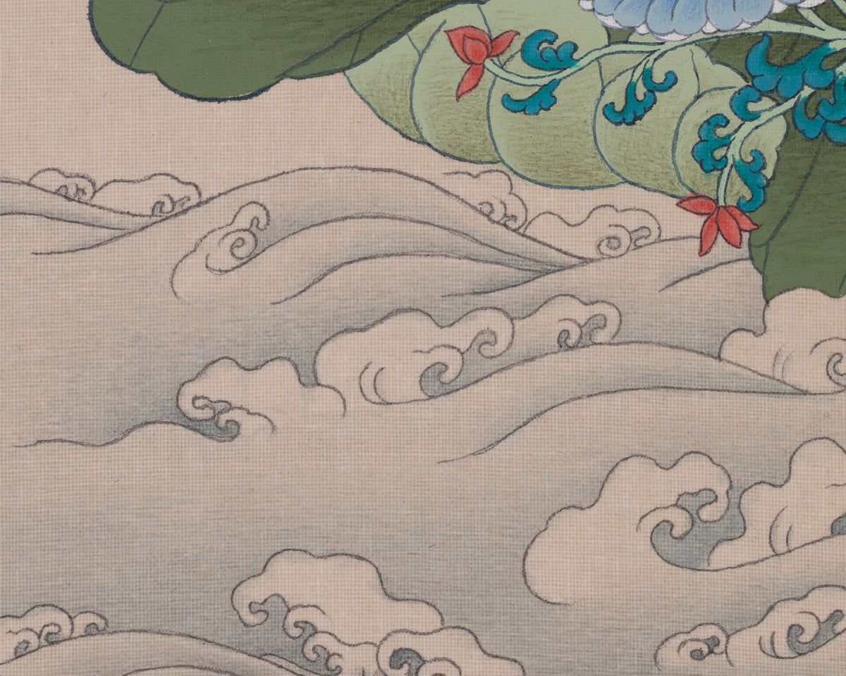 Red Tara Traditional Thangka | Represents Magnetization And Fierce Compassion