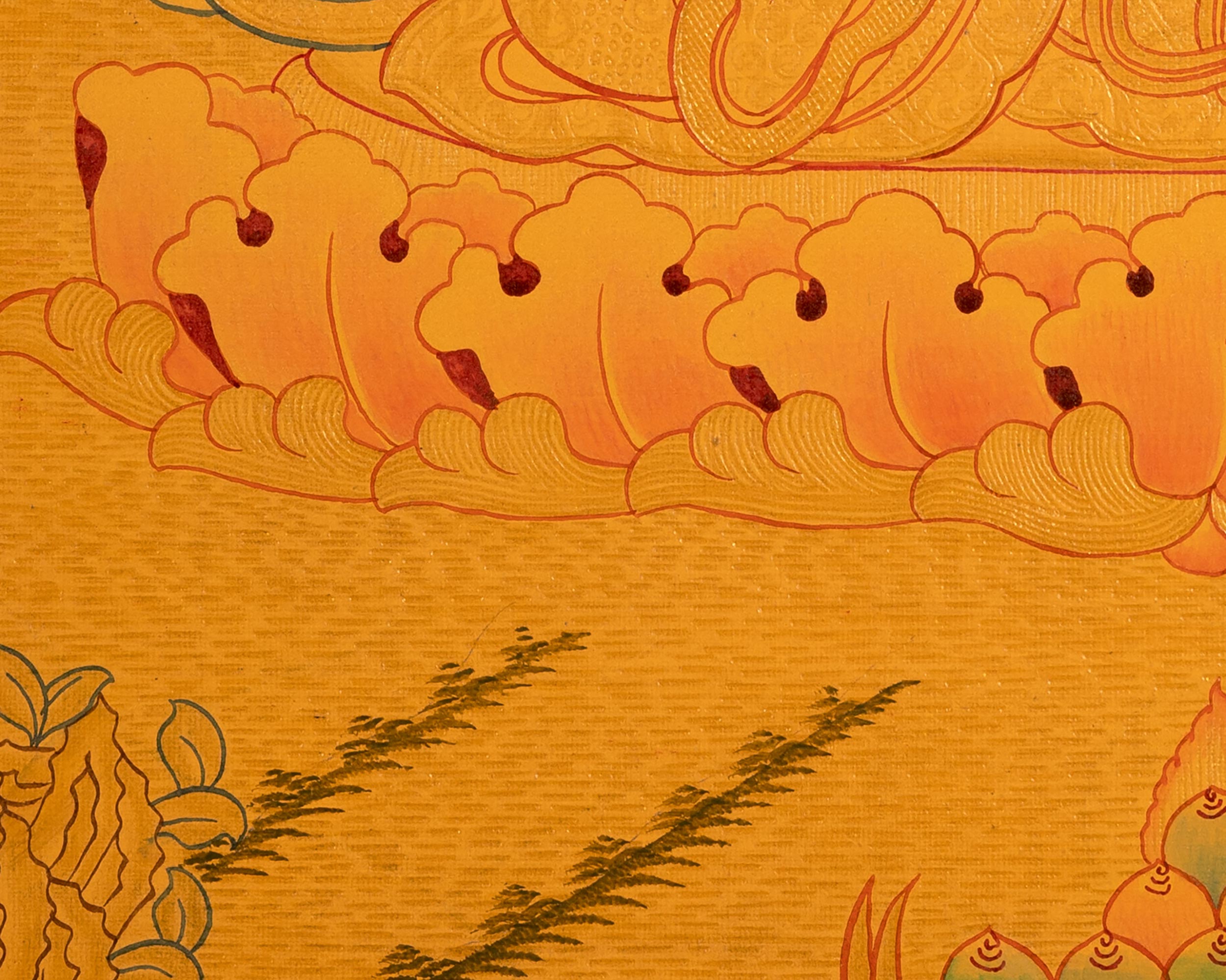 Vajrasattva Tibetan Thangka Painting | The Deity Who Purifies Karma and Restores Spiritual Clarity