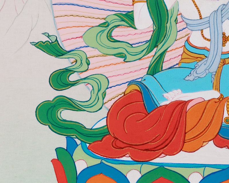 Dorje Sempa, Vajrasattva Thangka Painting