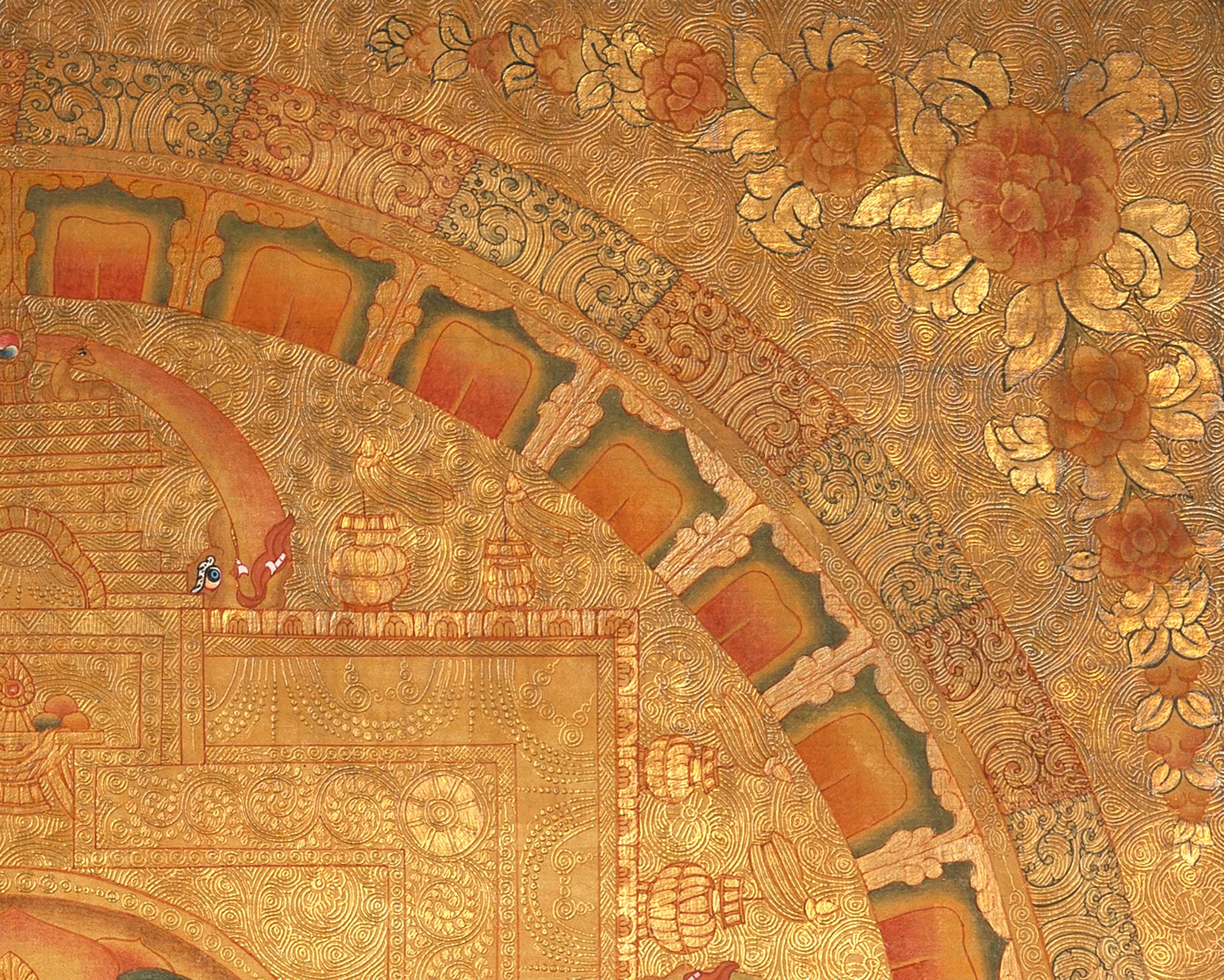 Shakyamuni Buddha Mandala | Wall Decoration Painting