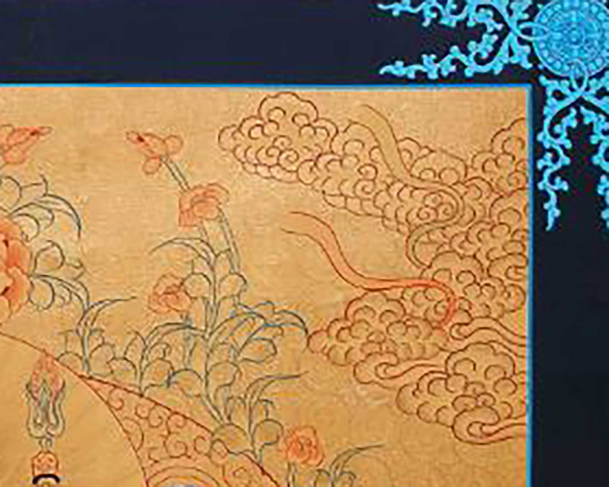 Padmasambhava Thangka Painting | Lotus Born Master of Buddhism