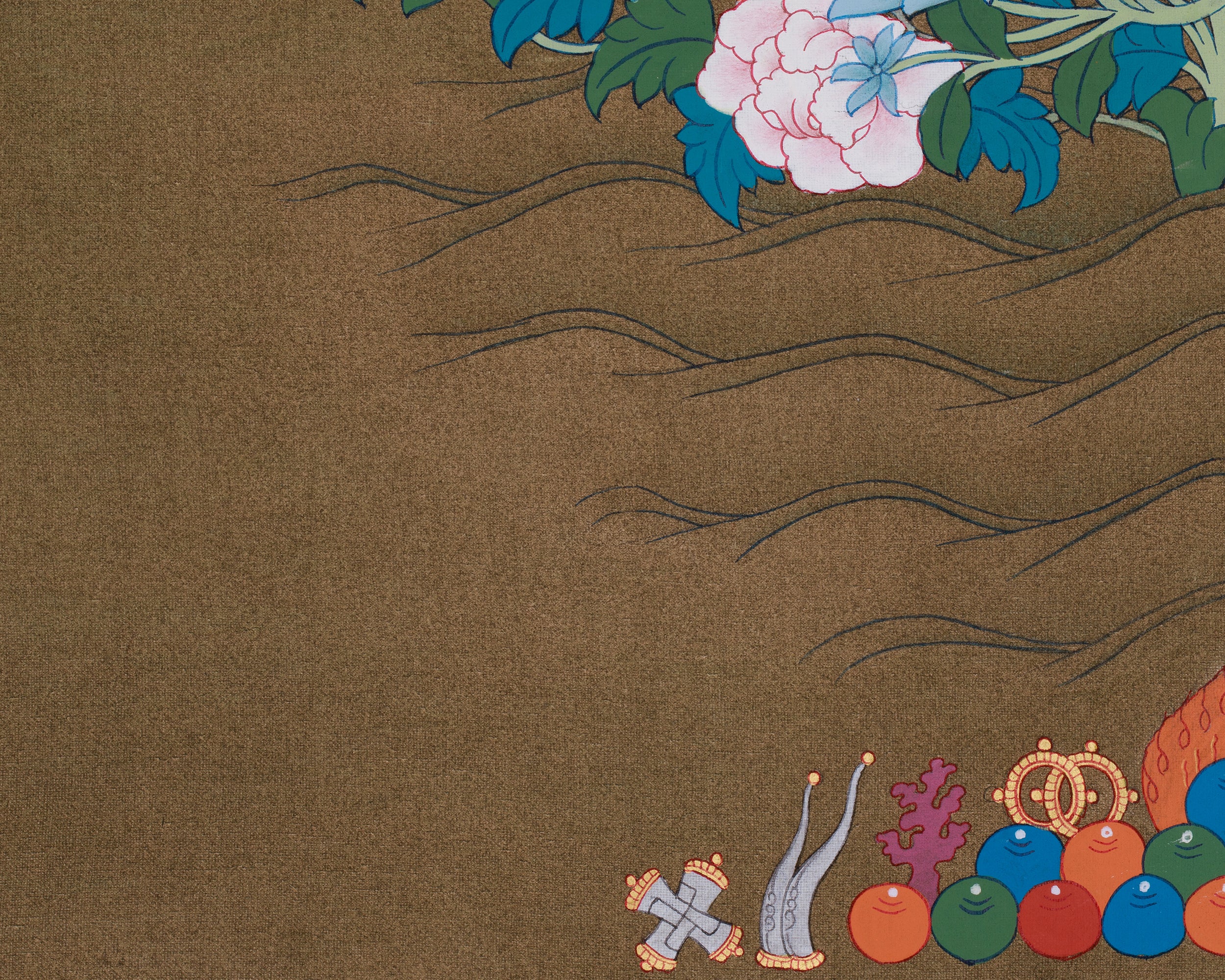 Buddhist Goddess Arya Tara Painting | The Compassionate Green Tara, Protector and Healer