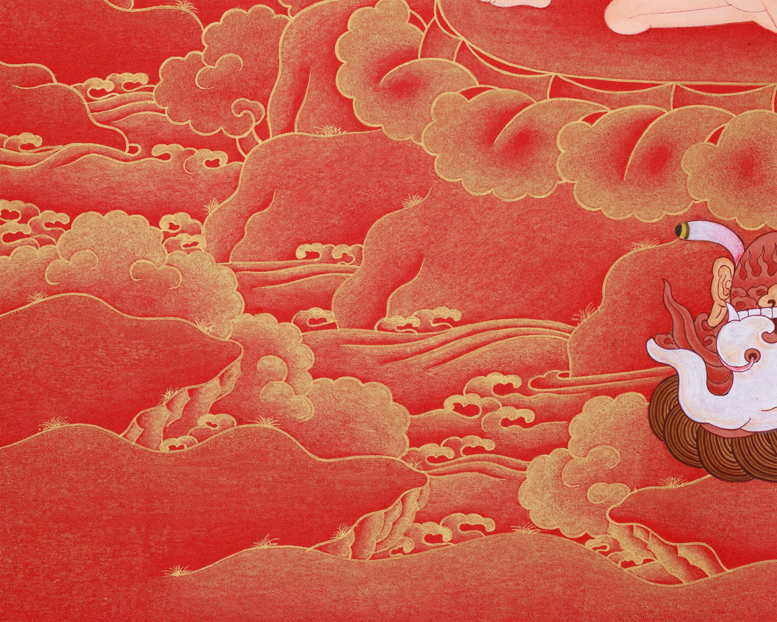 Sacred Dorje Phagmo (Vajravarahi) Thangka | Fierce Wisdom Dakini of Transformation