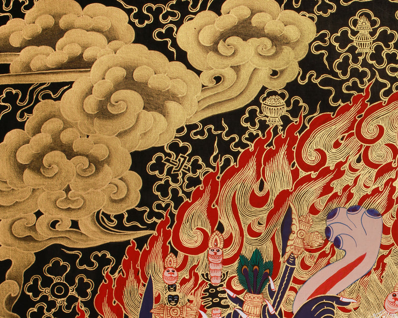 Vajrabhairava Yamantaka Thangka | The Wrathful Conqueror of Death