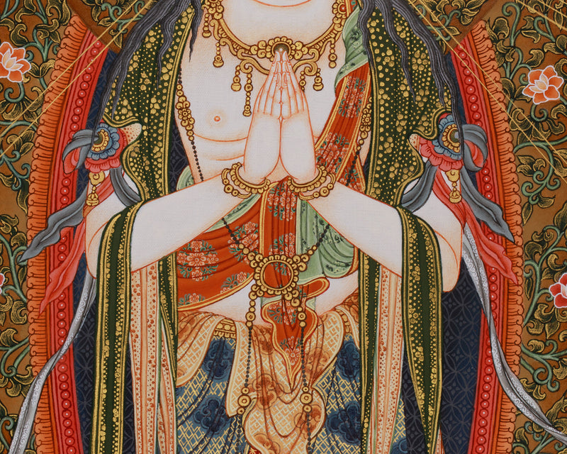 Goddess of Mercy | Japanese  Style Thangka