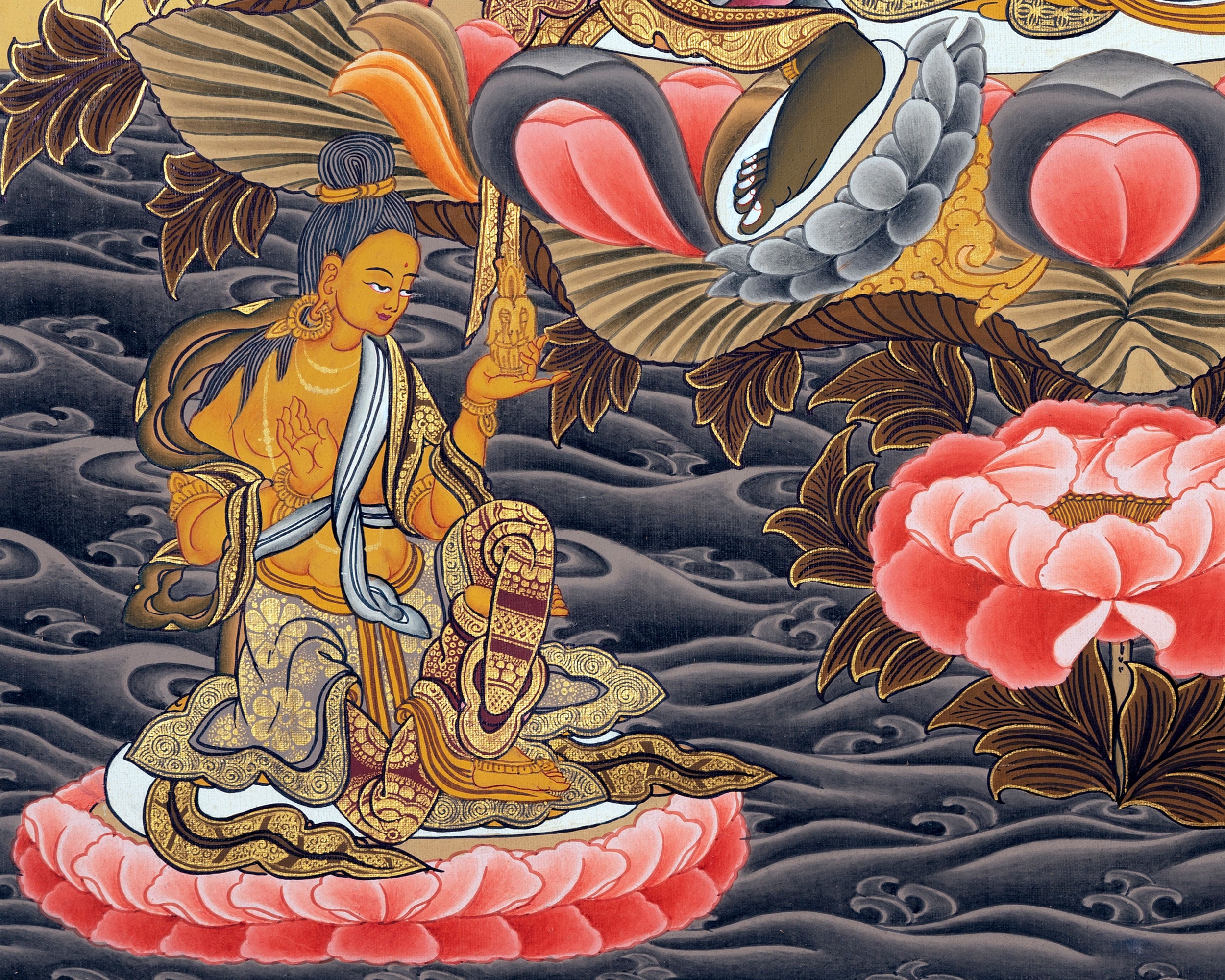 Religious Green Tara Thangka | Representation of Compassion and Wisdom