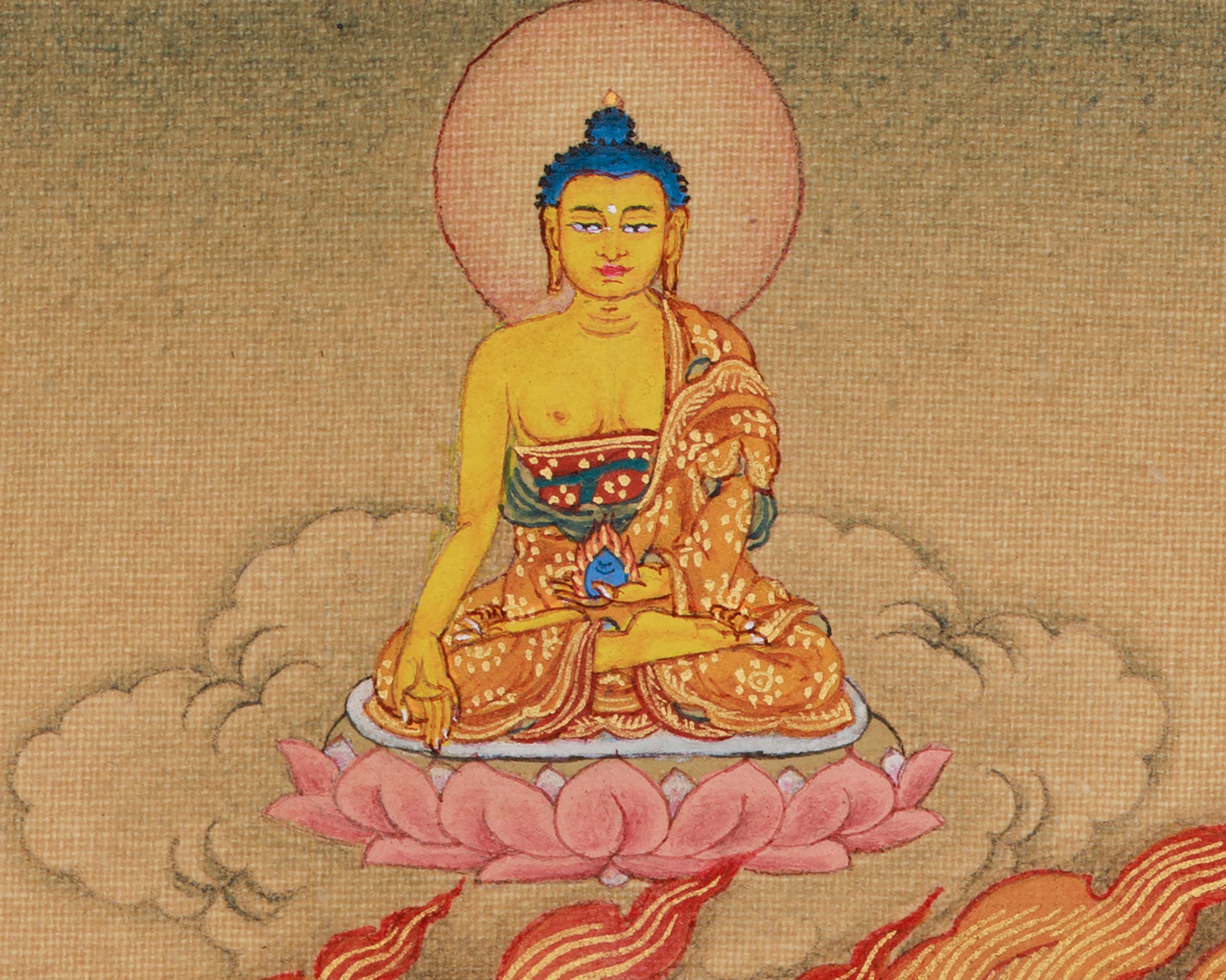 Wrathful Vajrapani Artwork | Guardian Deity of Tibetan Buddhism