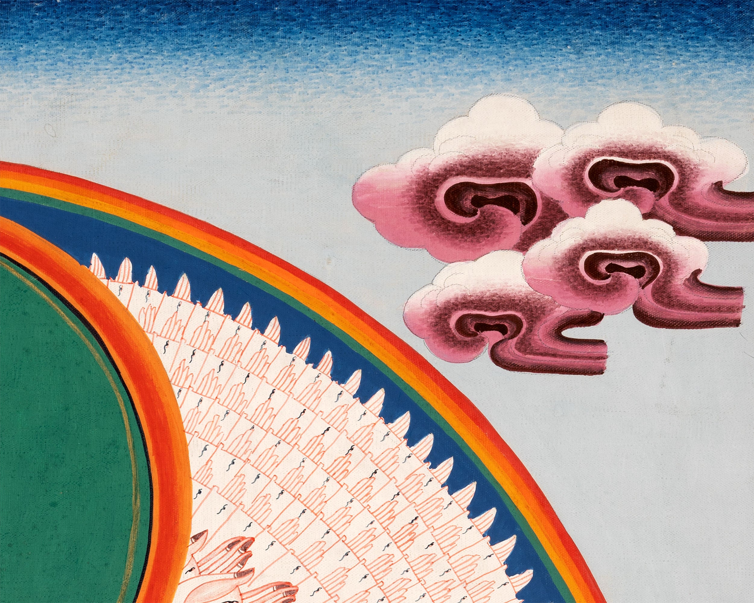 Avalokiteshvara Chenresig Thangka | Tibetan Traditional Painting | Wall Hanging Decors