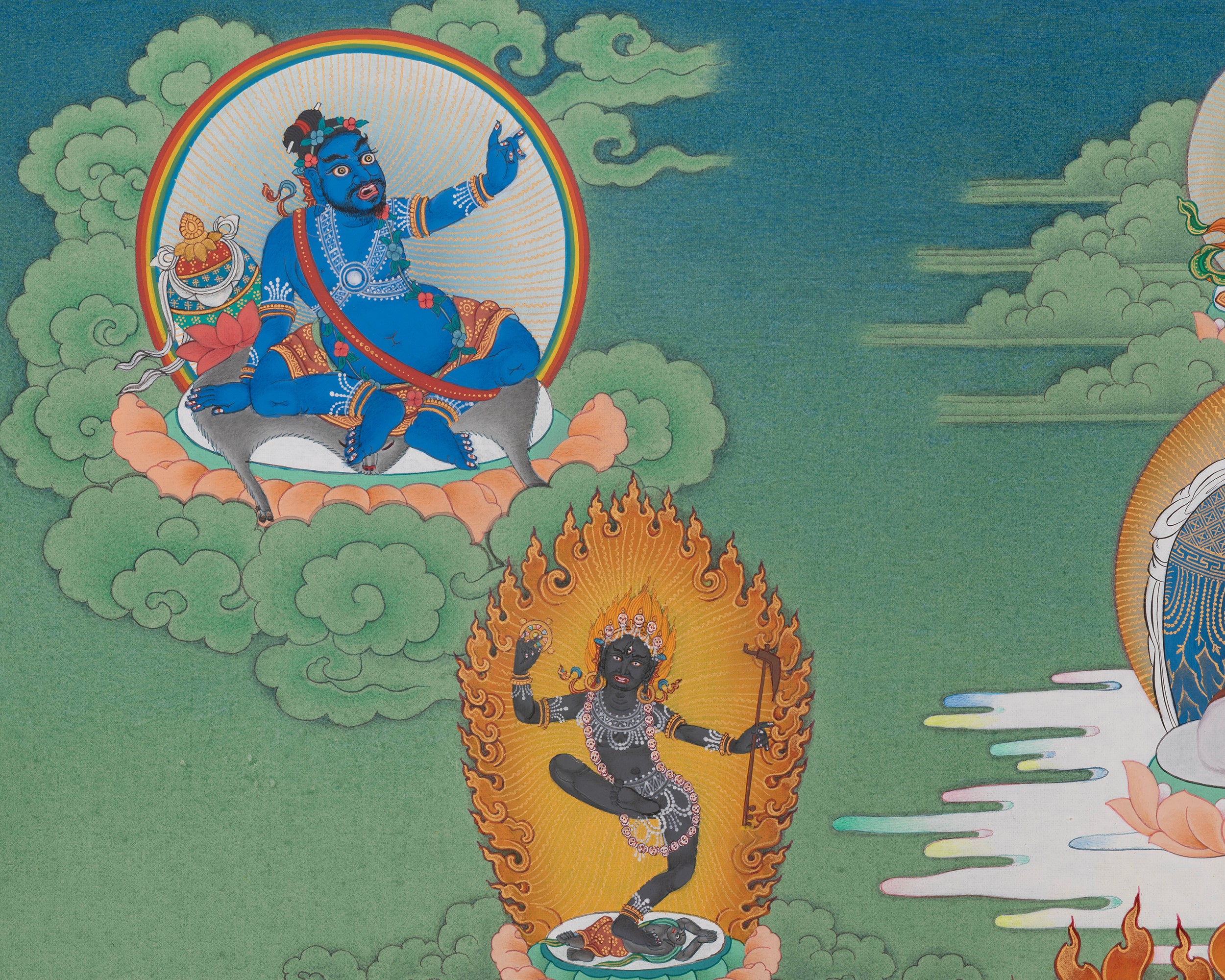 Hevajra Meditation Deity Thangka | Transformation of Negative Emotions