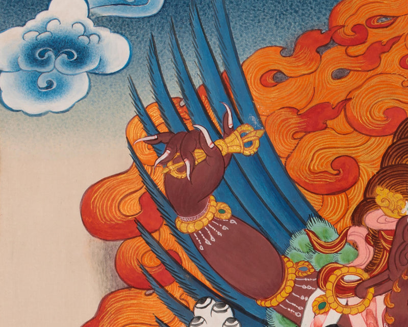 Vajrakilaya, Wrathful Yidam Thangka | Power and Transformation