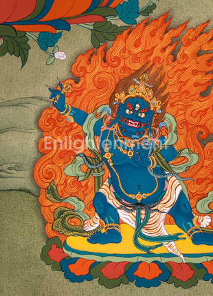 Chenrezig, Manjushri and Vajrapani, Trio Bodhisattva Thangka