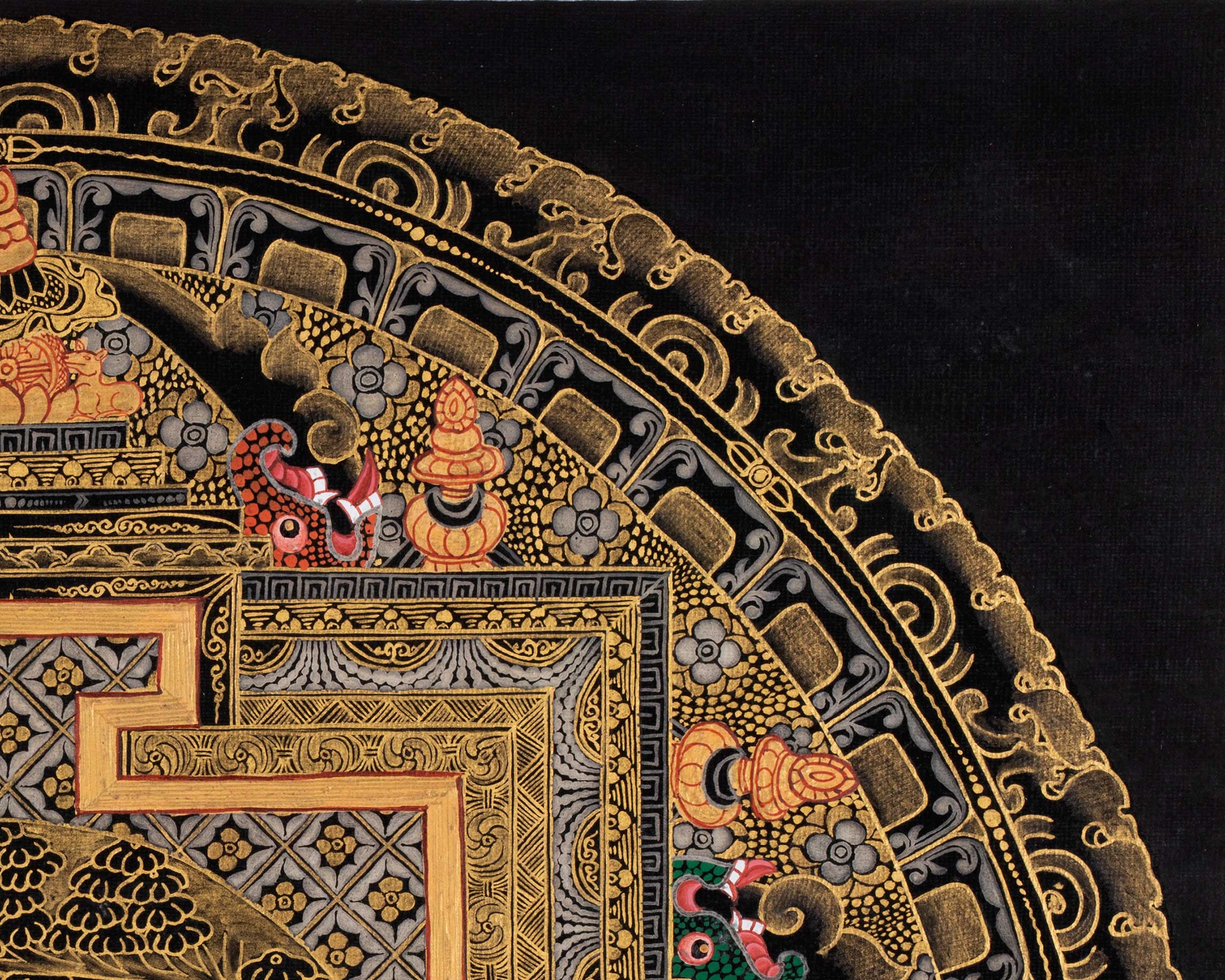 Mayadevi Wall Handing Mandala Thangka | Original Tibetan Painting