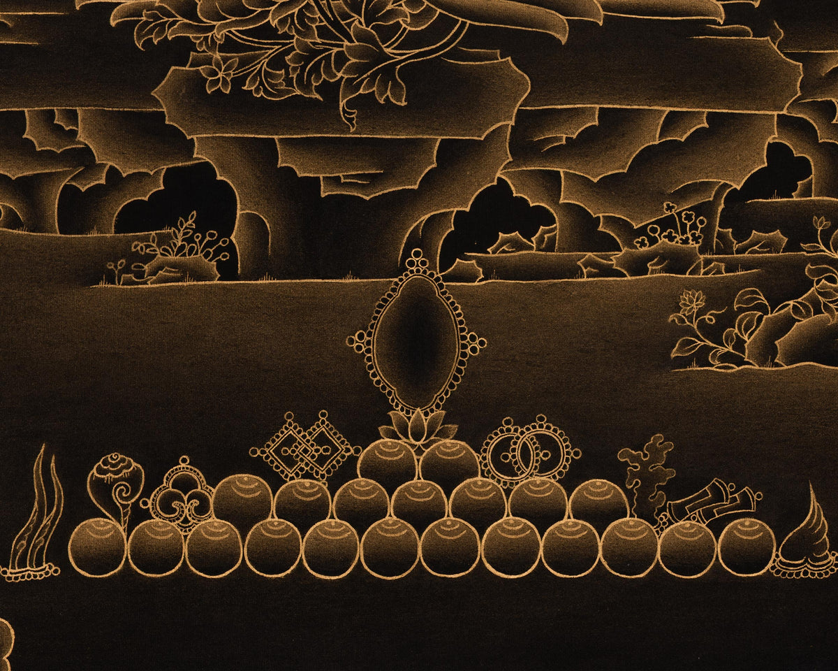 Green Tara Compassionate Thangka | Shyama Tara | Himalayan Nakthang Artwork