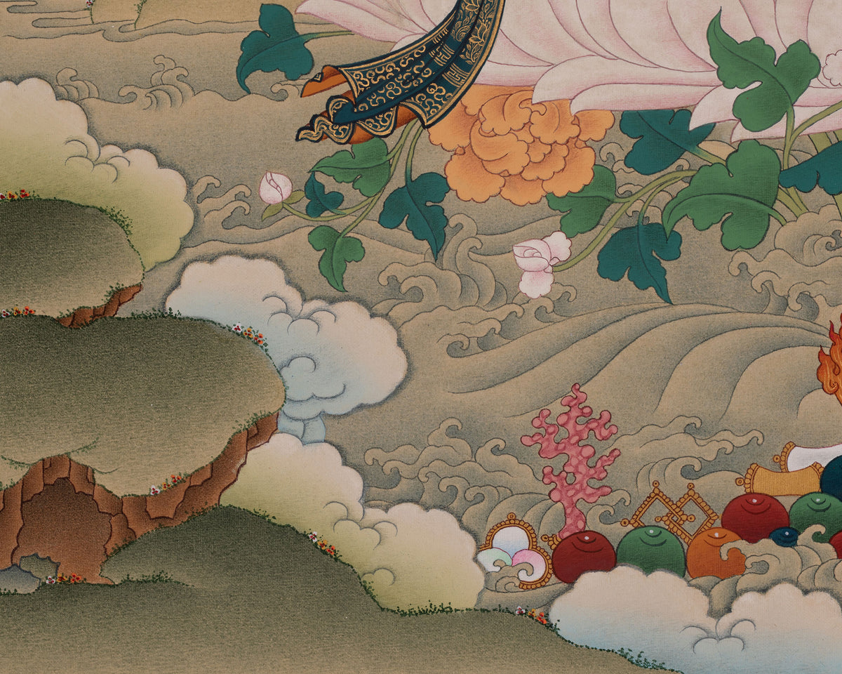 White Tara Sacred Buddhist Art | Sita Tara | Represents Long Life and  Healing