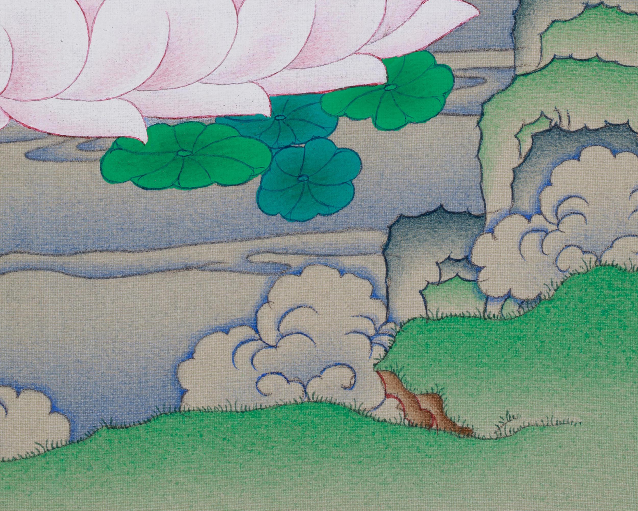 Devi Saraswati Thangka | A Sacred Representation of the Goddess of Wisdom and Creativity