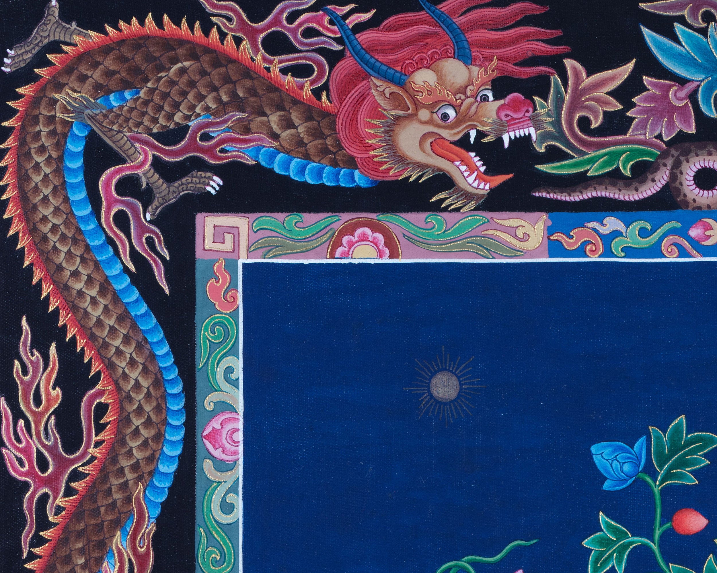 Thangka Painting Of White Tara | Newari Thangka of Tara
