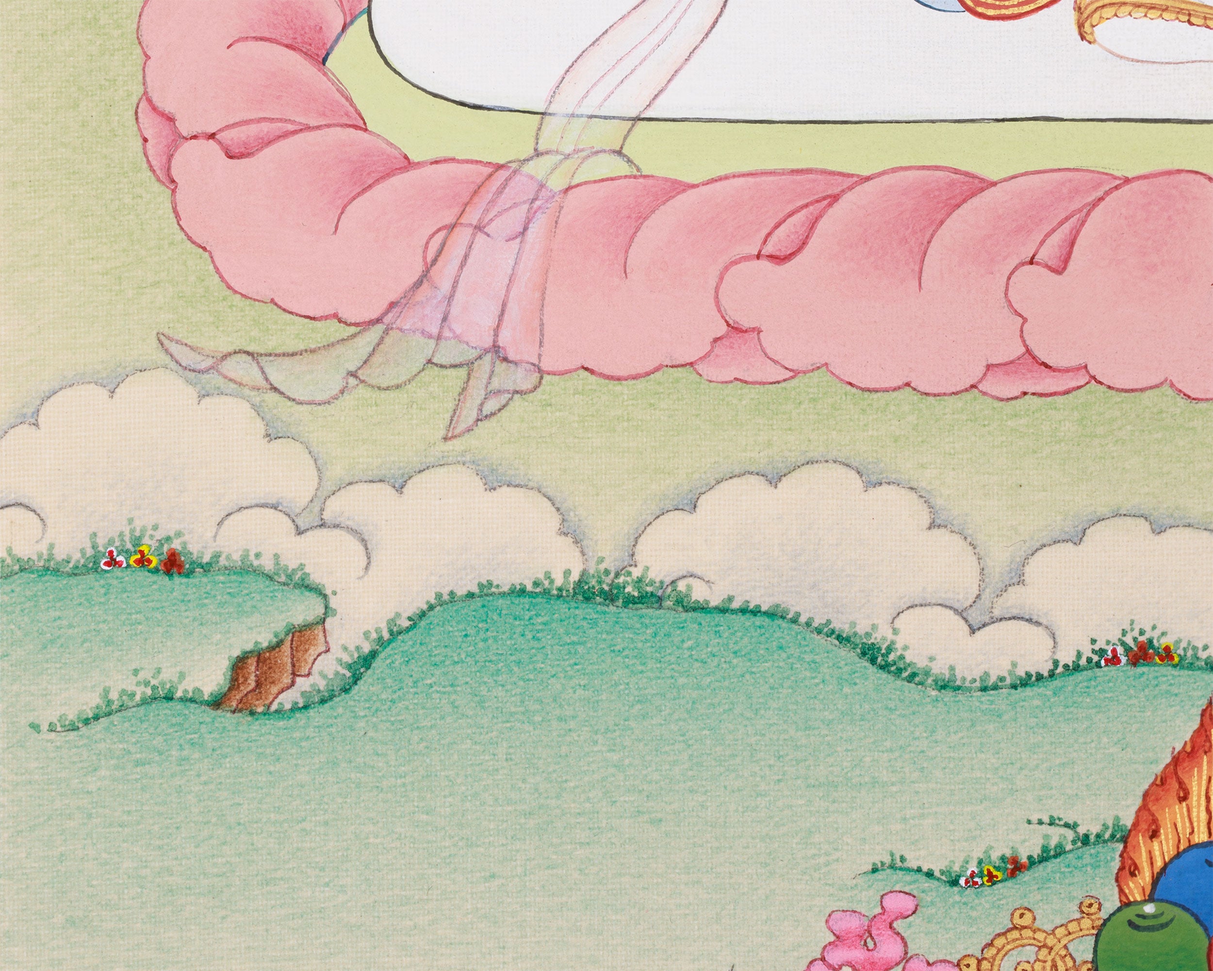 Hand-Painted Sukha Siddhi Painting | The Dakini of Blissful Wisdom and Spiritual Transformation