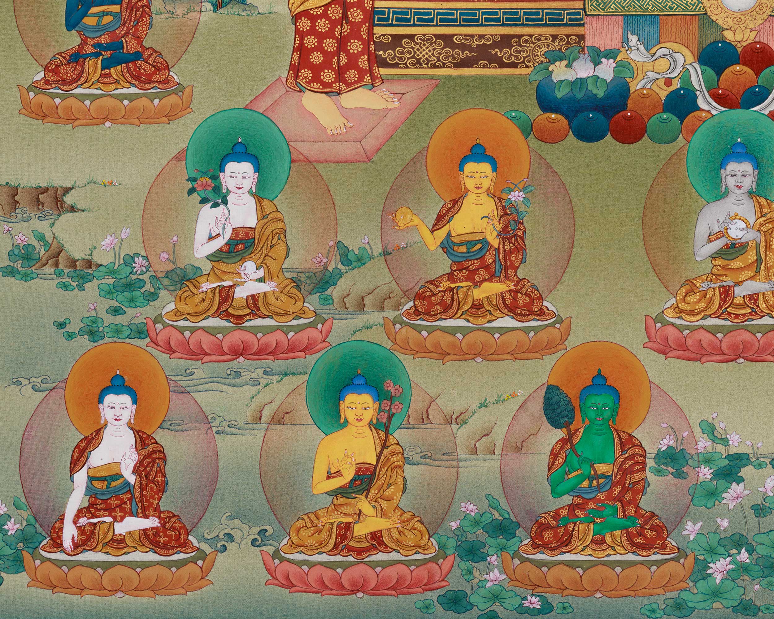 The Thirty-Five Confession Buddhas | Tapestry of Purification and Enlightenment