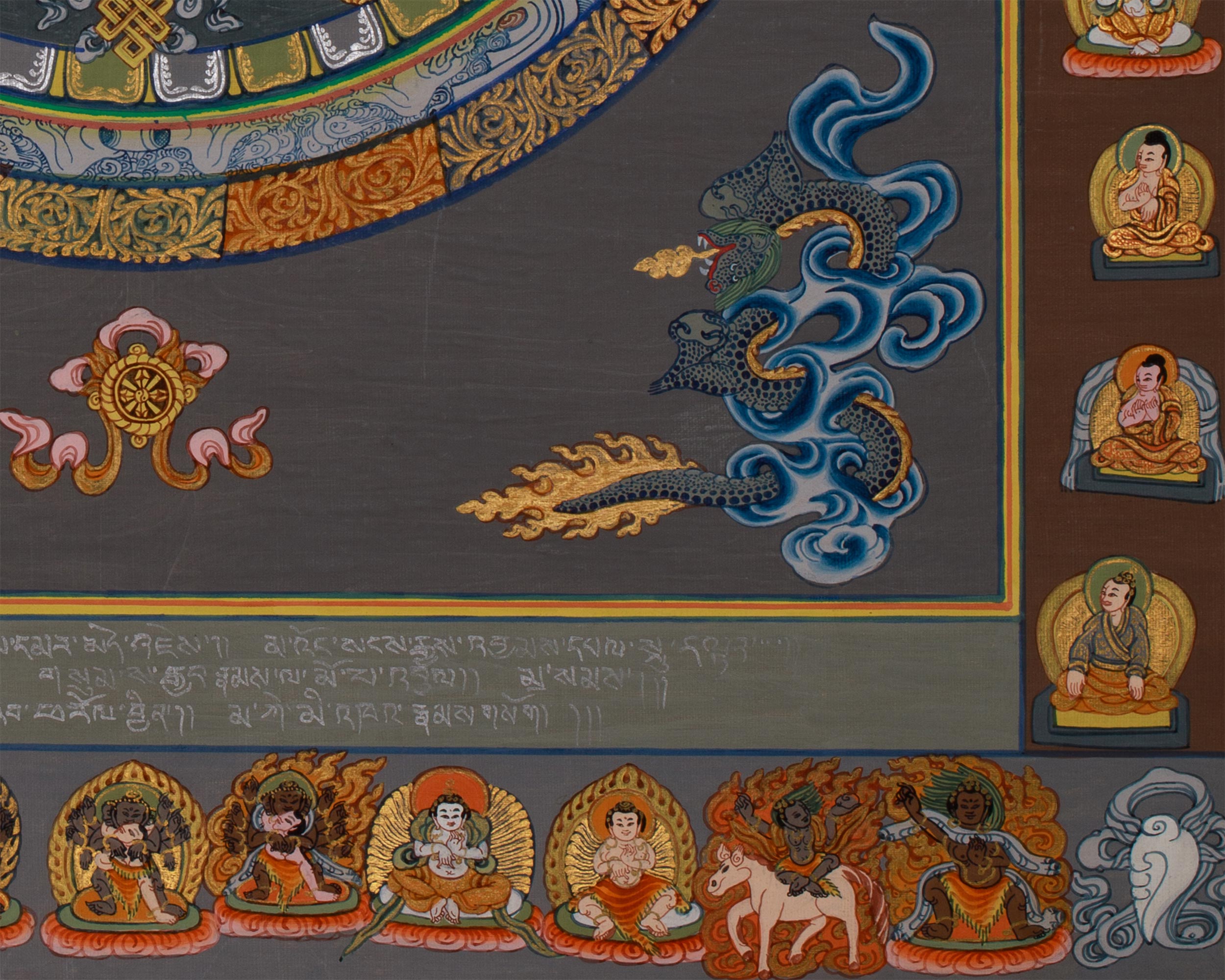 Vintage Buddha Mandala Painting | Symbol of Enlightenment and Harmony