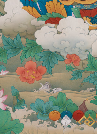 The Great Master Guru Rinpoche Thangka | Exclusive Art of Enlightenment