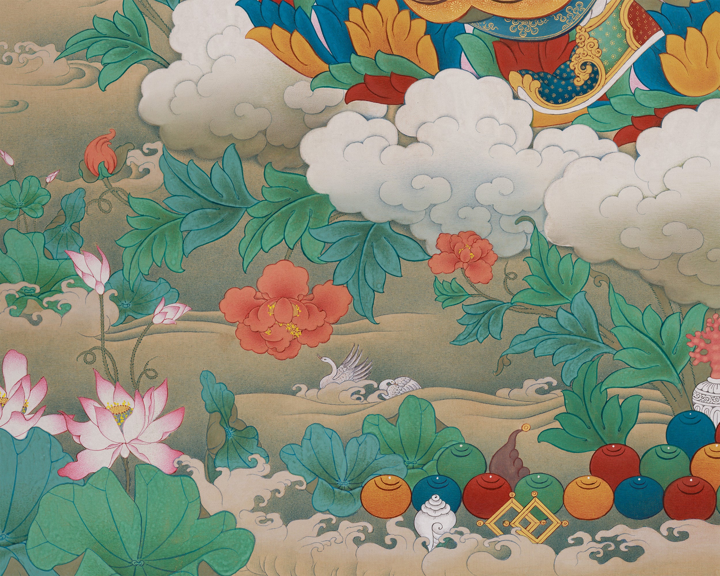 The Great Master Guru Rinpoche Thangka | Exclusive Art of Enlightenment