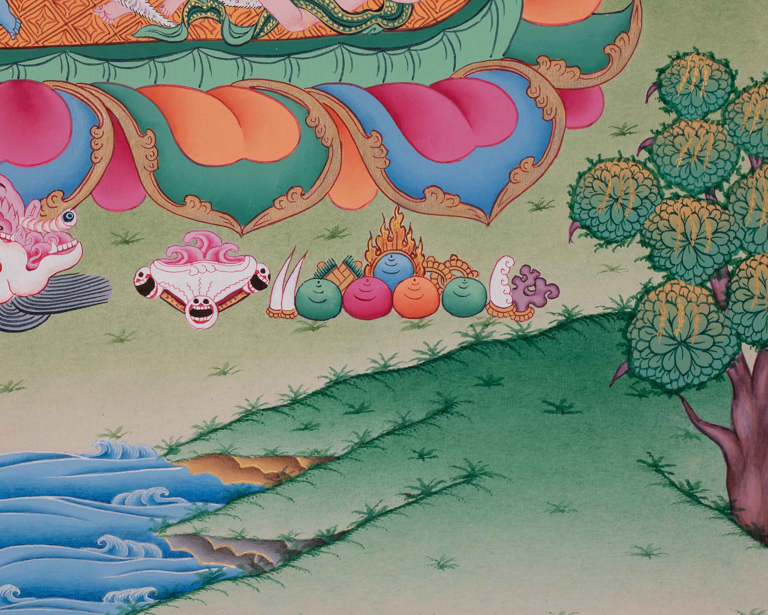 Vajrakilaya with His Consort Thangka | Protection & Spiritual Empowerment