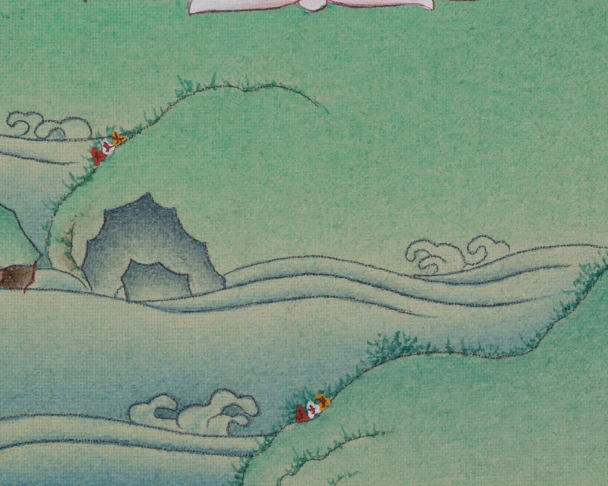 Vajrasattva Traditional Art | Purification Deity of Wisdom and Compassion