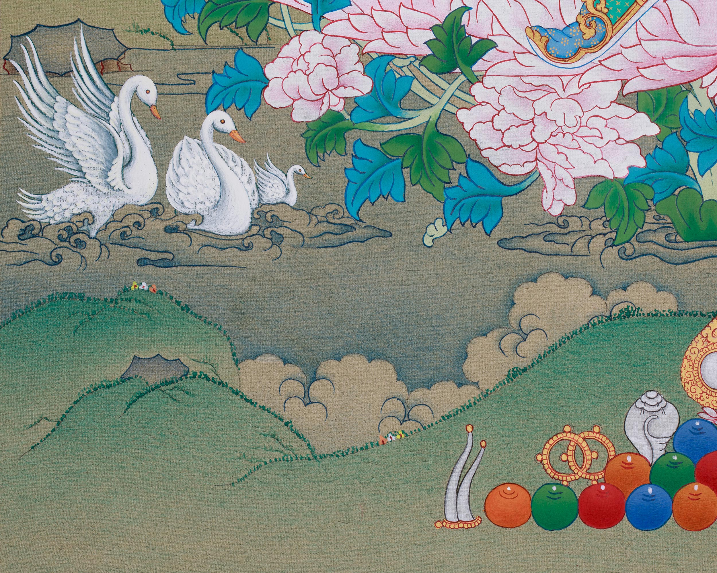 Thangka of Tantric Master Guru Rinpoche | Padmasambhava Artwork