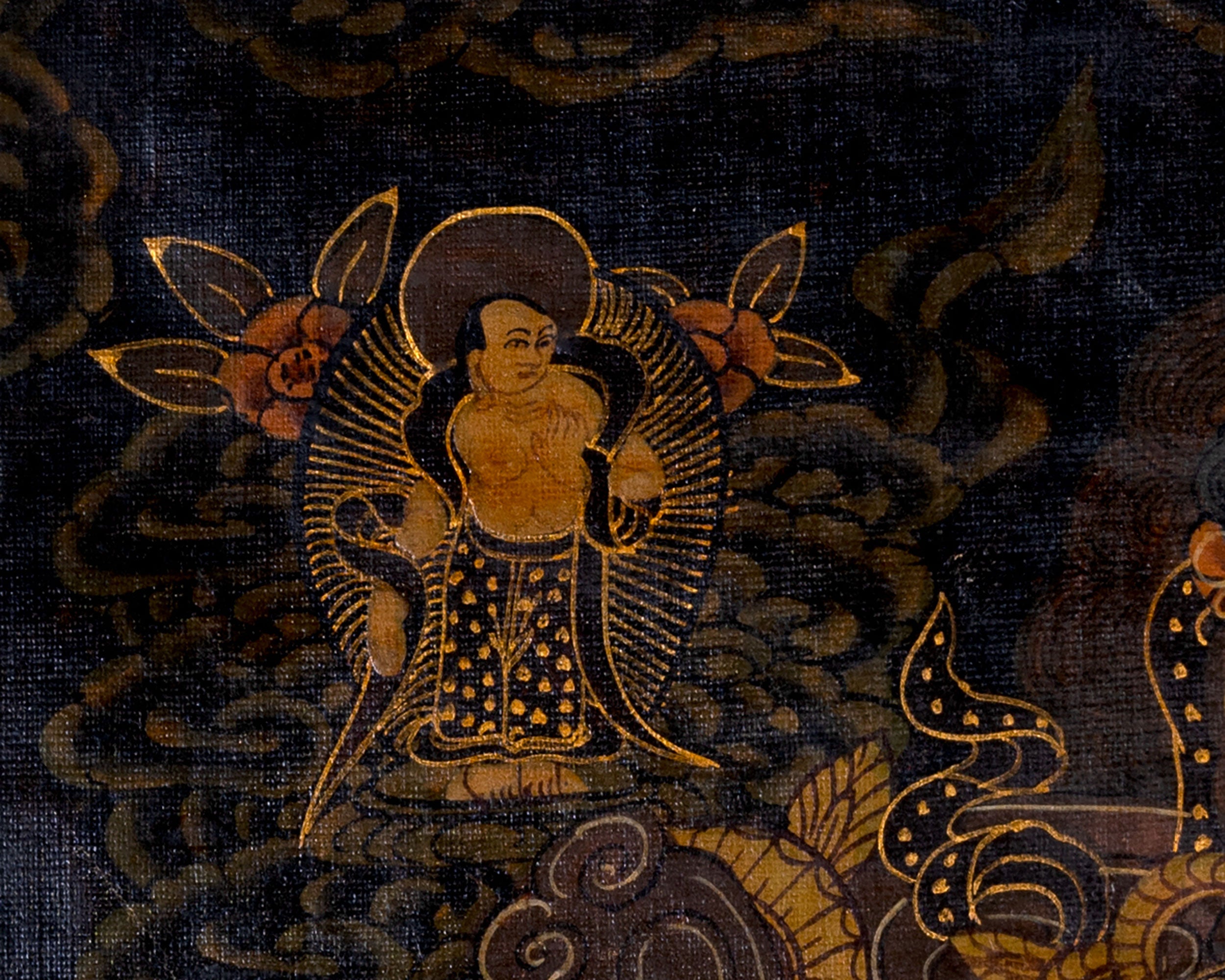 Oil Varnished Wheel Of Life | Traditional Buddhist Thangka | Wall Decors