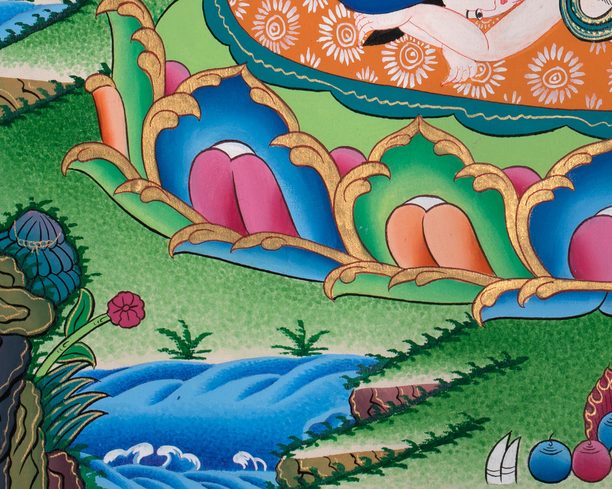 Shakya Mahakala Artwork | The Fierce Protector Deity of Tibetan Buddhism
