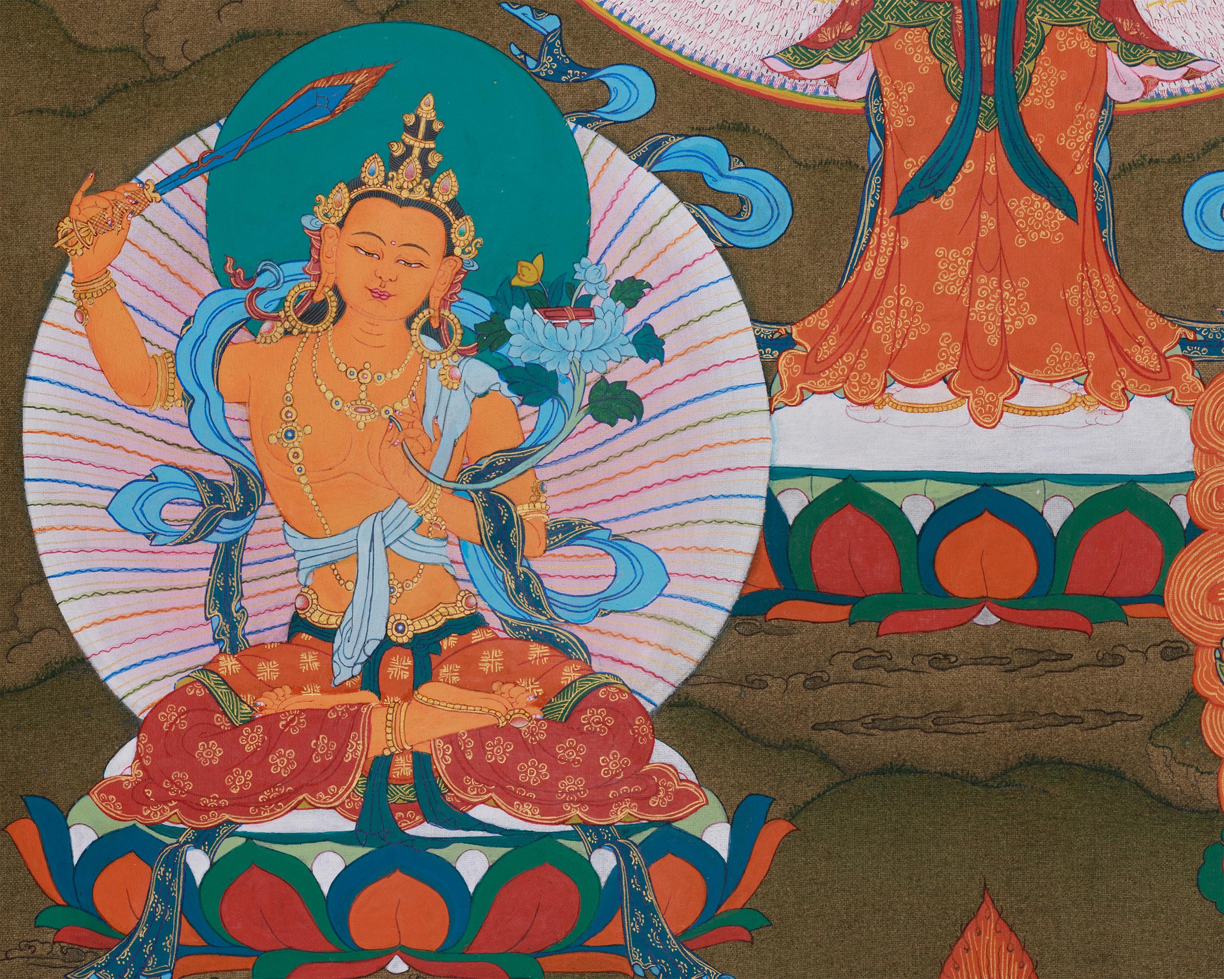Avalokiteshvara Compassion in Tibetan Buddhism | Thousand Armed Chenrezig Thangka