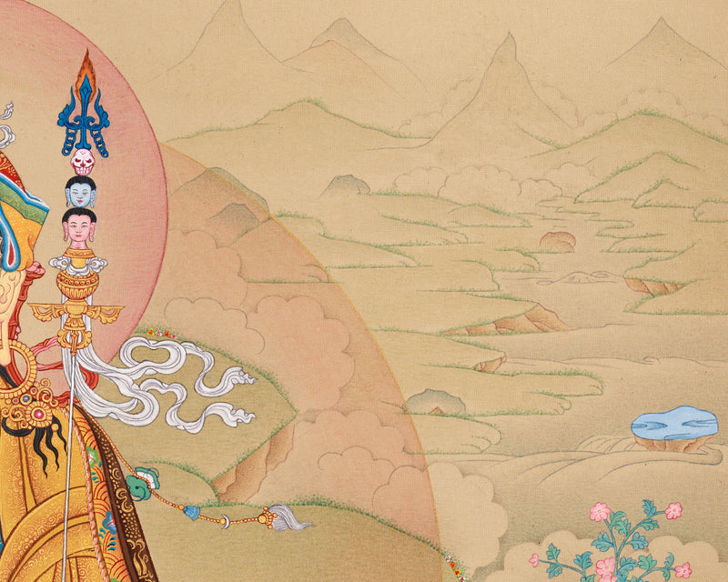 Exclusive Guru Padmasambhava Thangka