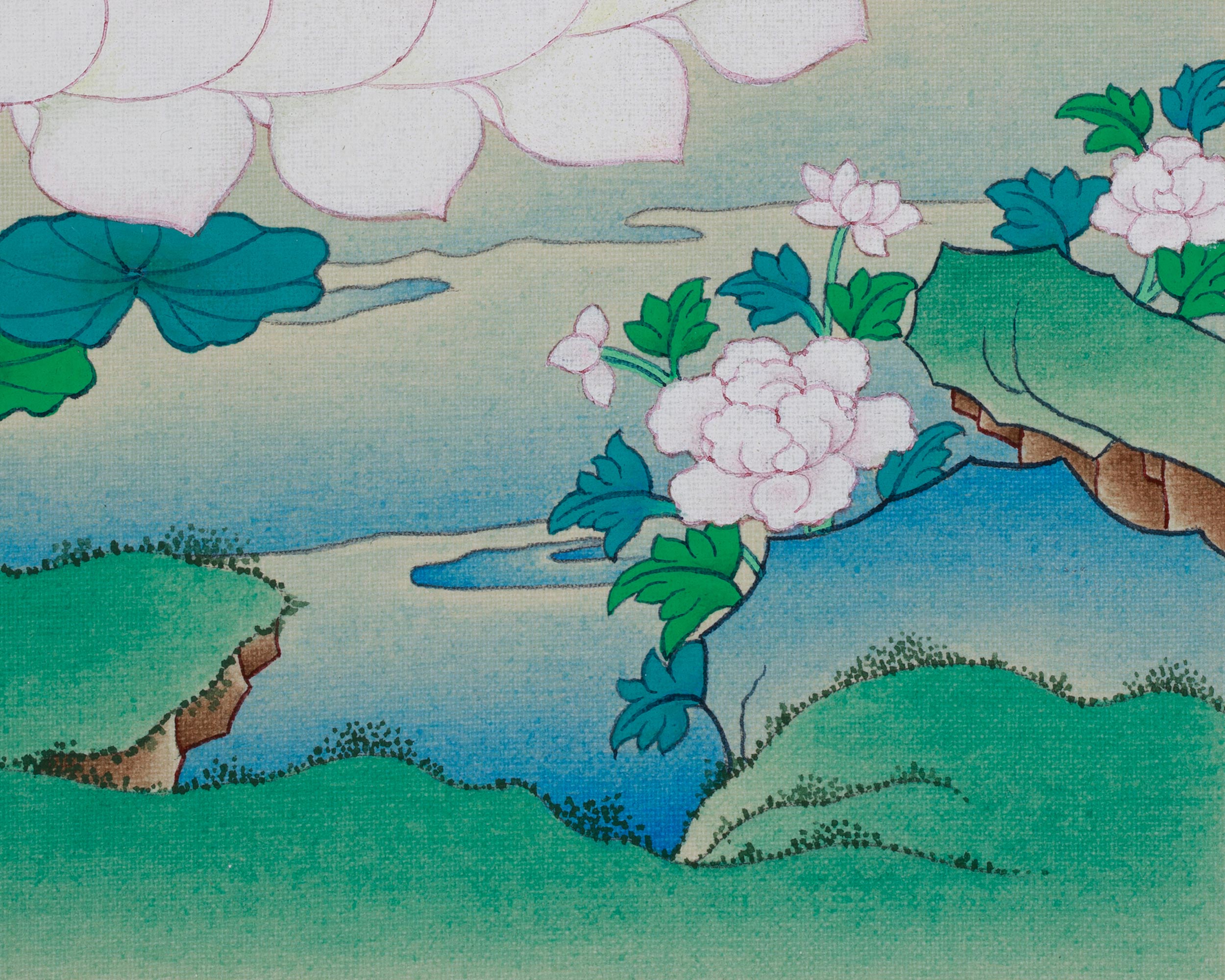 Chenrezig Bodhisattva of Compassion Thangka | A Sacred Thangka of Love, Peace, and Healing