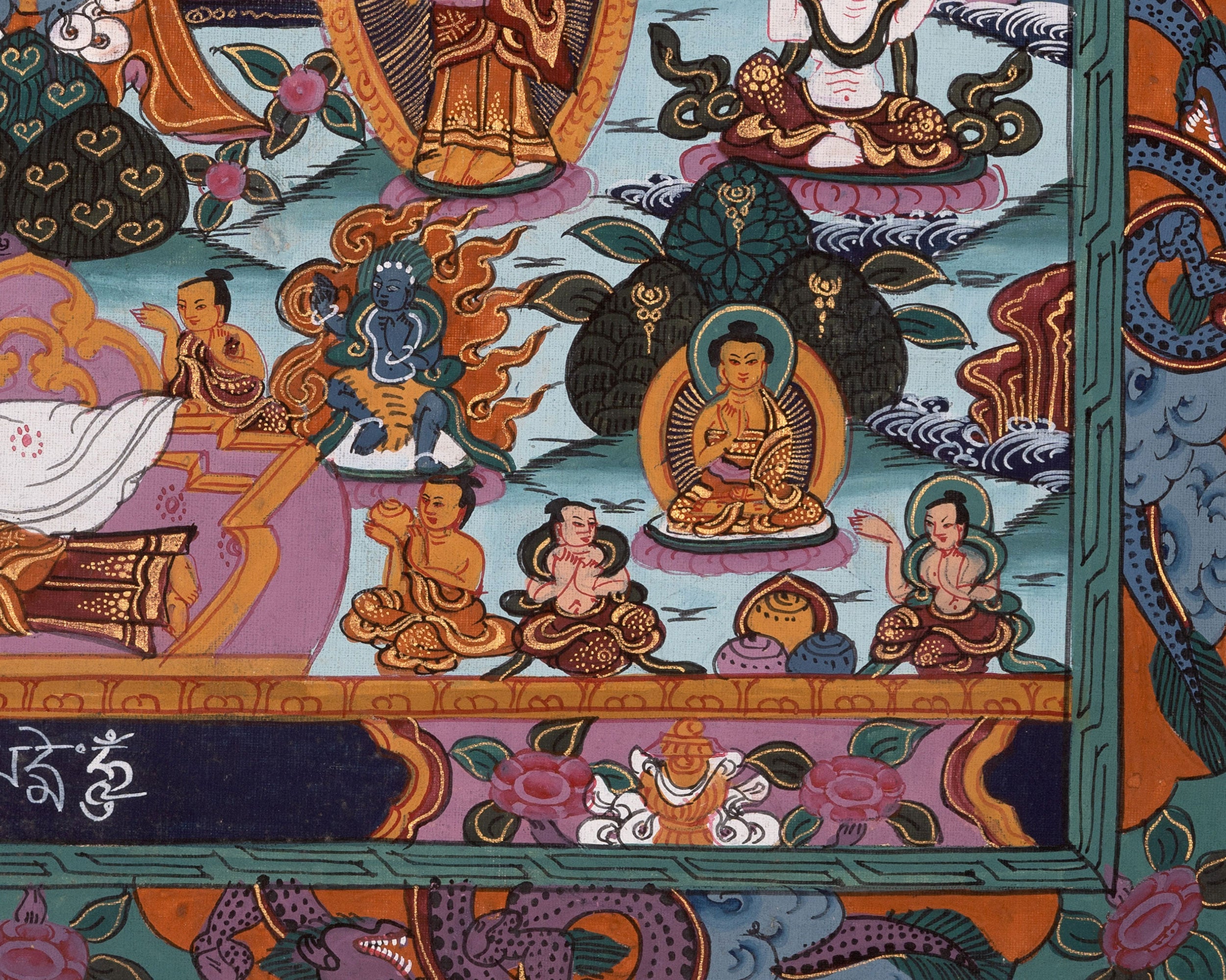 Shakyamuni Buddha Life Story Thangka | Journey of the Buddha
