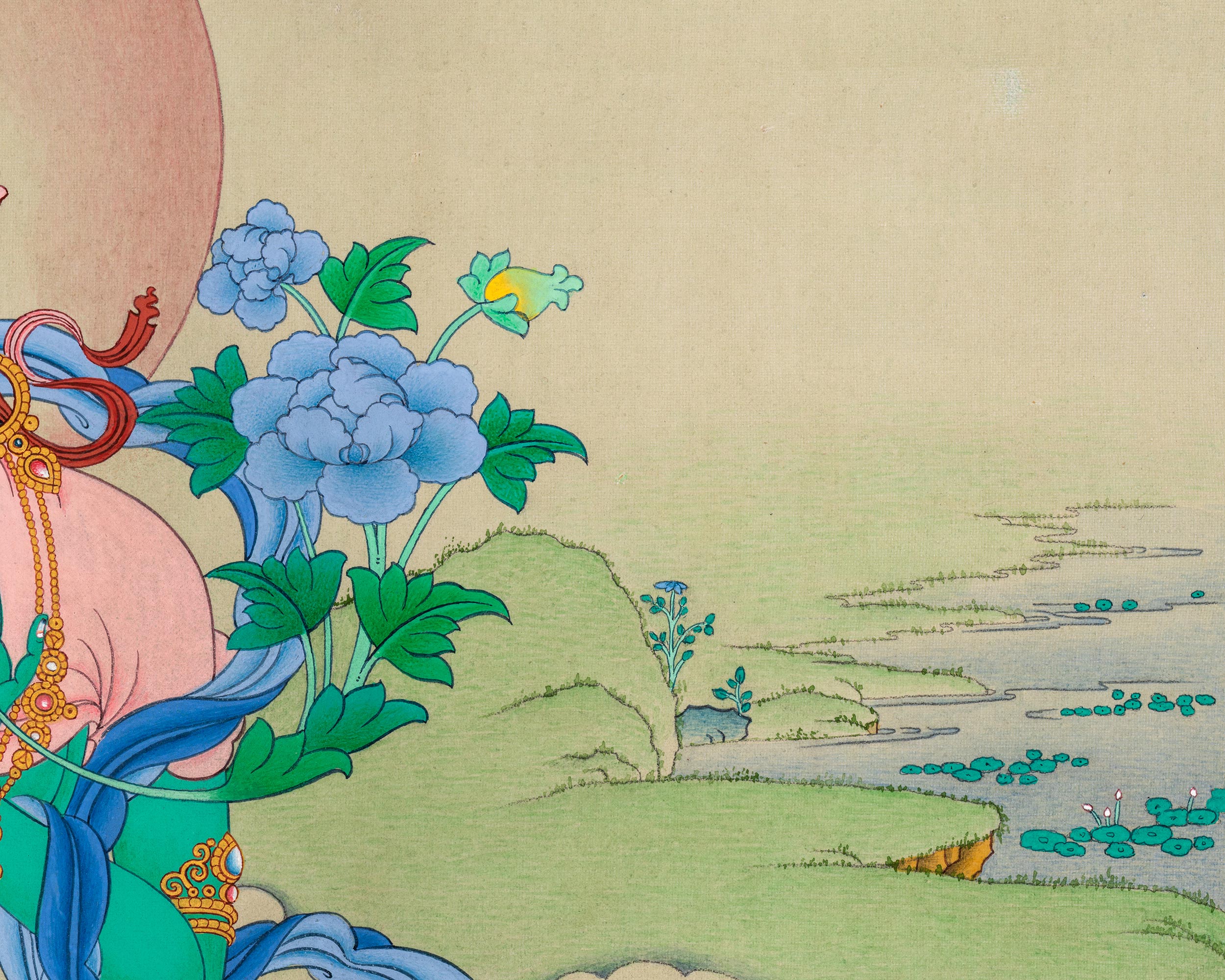 An exquisite Masterpiece: Radiant Green Tara