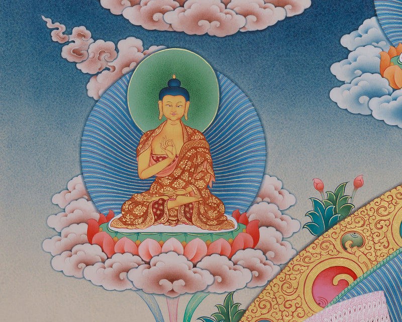 1000-Armed Chenrezig Bodhisattva Canvas Art | Giclee Print of Compassionate Avalokiteshvara