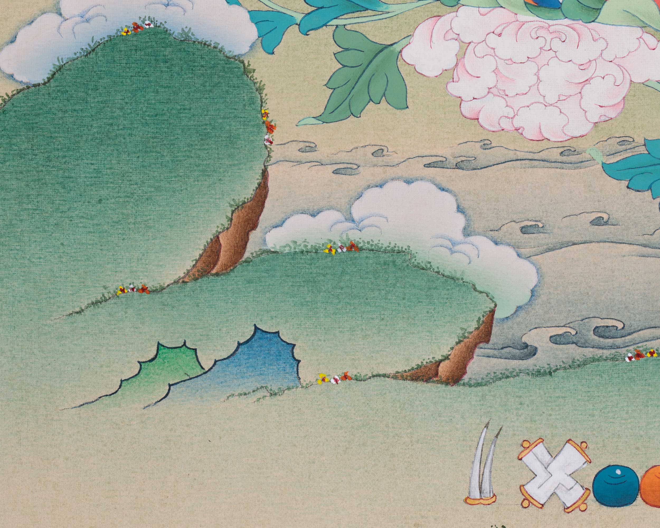 Sacred 28 Inches Guru Padmasambhava | Guru Rinpoche, the Second Buddha of Tibet