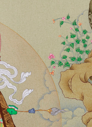Lotus Vajra Guru Rinpoche | Hand-Painted Sacred Art