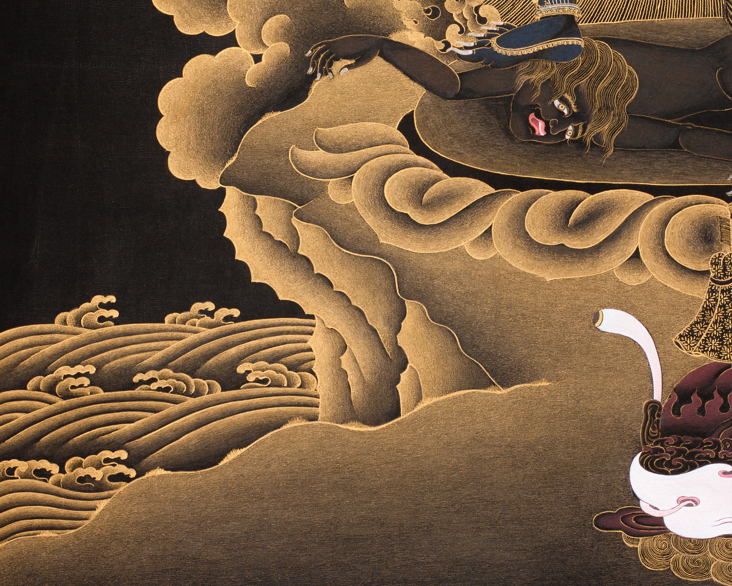 Fierce Ekajati Thangka Print | Goddess of Protection and Fearlessness