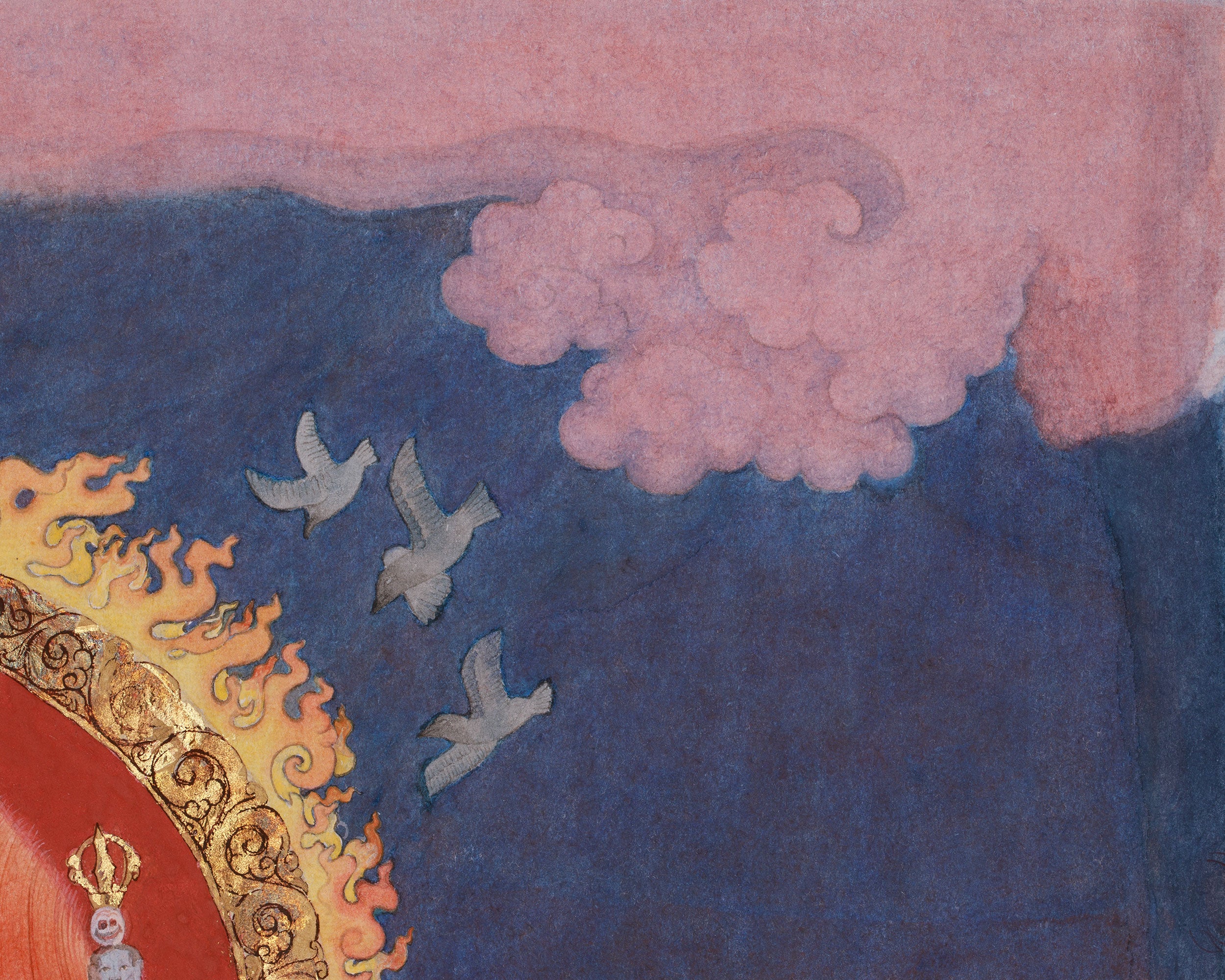 Contemporary Artwork of Chaturbhuja Mahakala